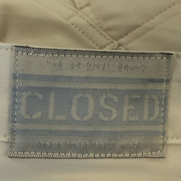 Closed Pedal Pusher Nylon Pants, Off White | Size 46 / US Medium / 29 - Picture 7 of 9